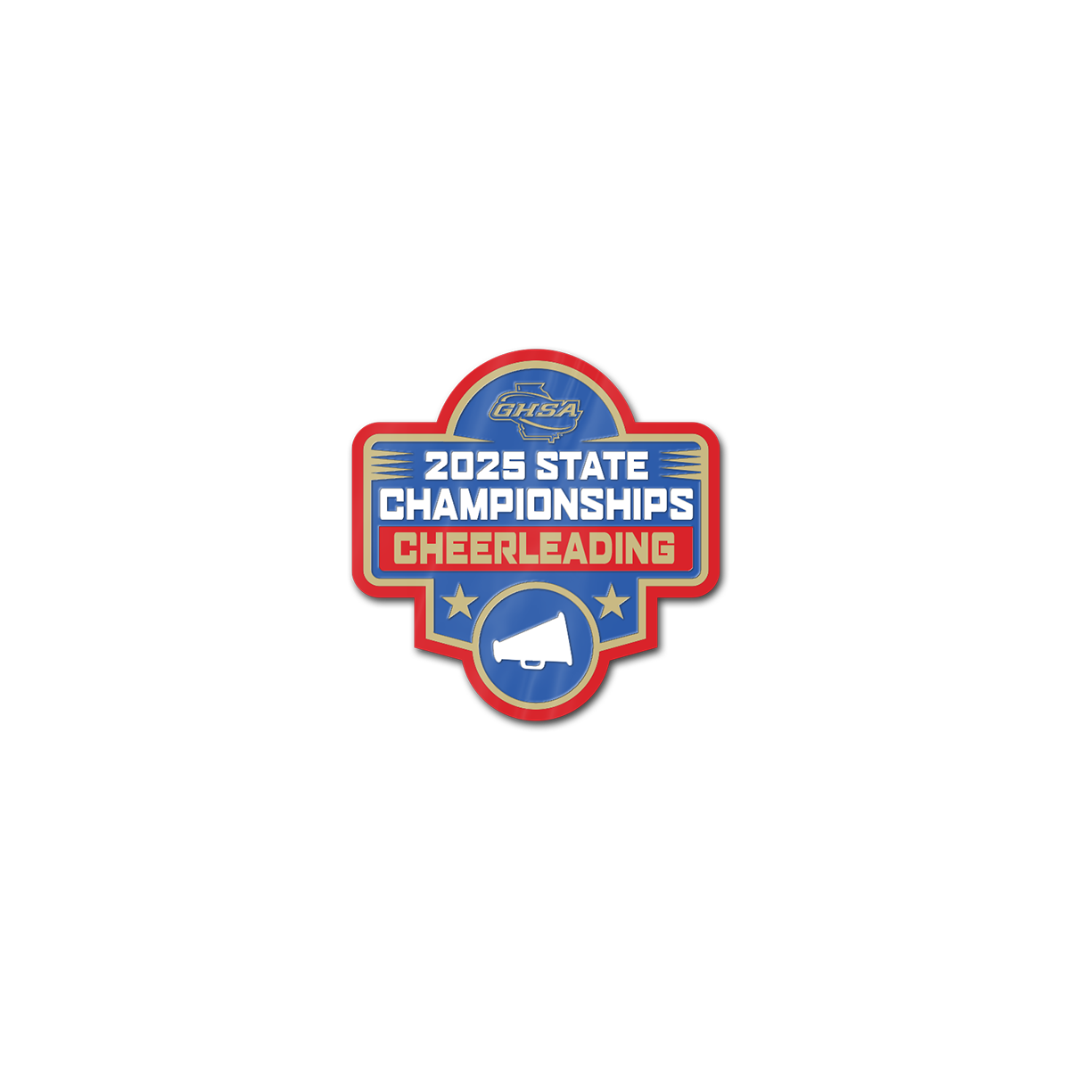 2025 GHSA Cheerleading  State Championships Pin