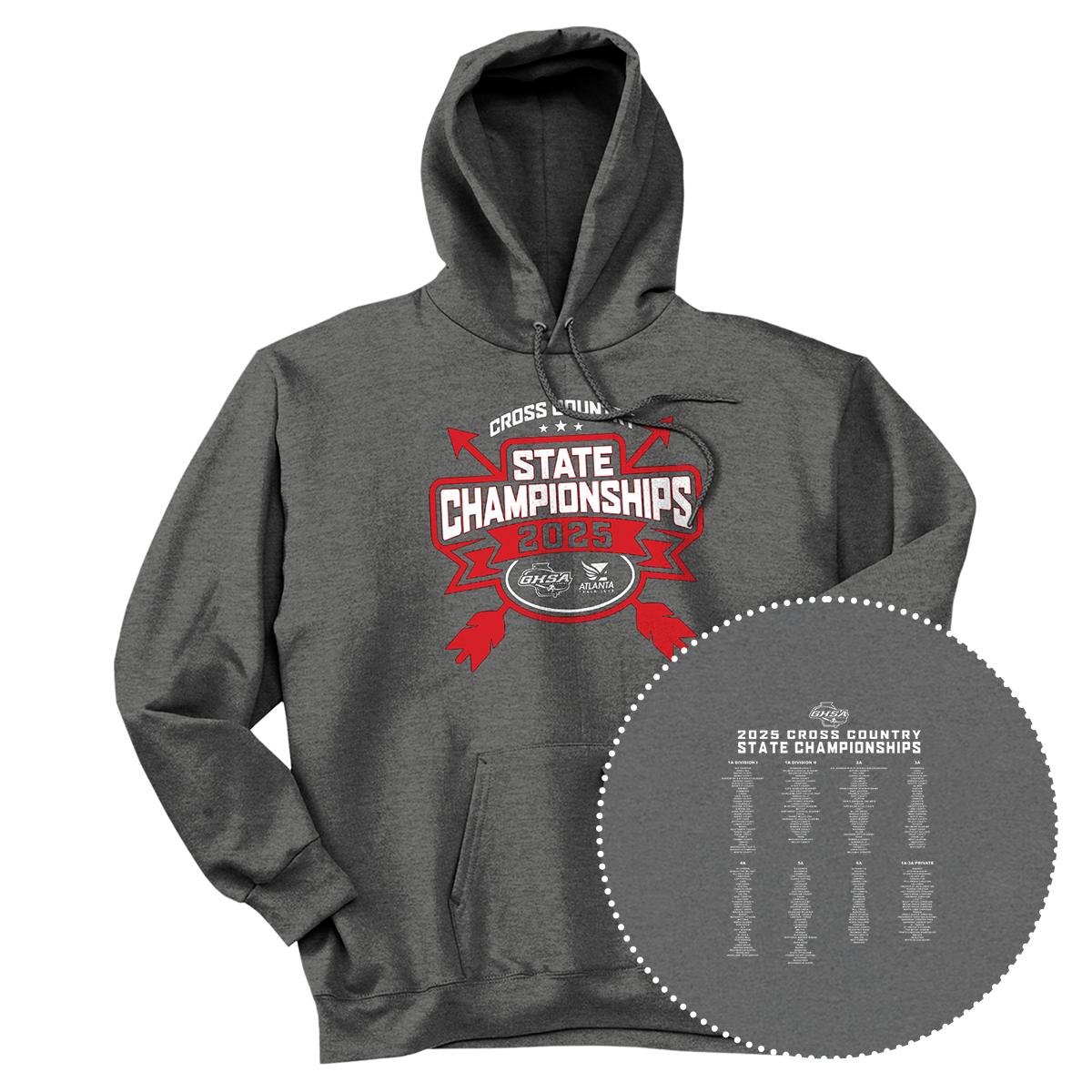 2025 GHSA Cross Country State Championships Hoodie