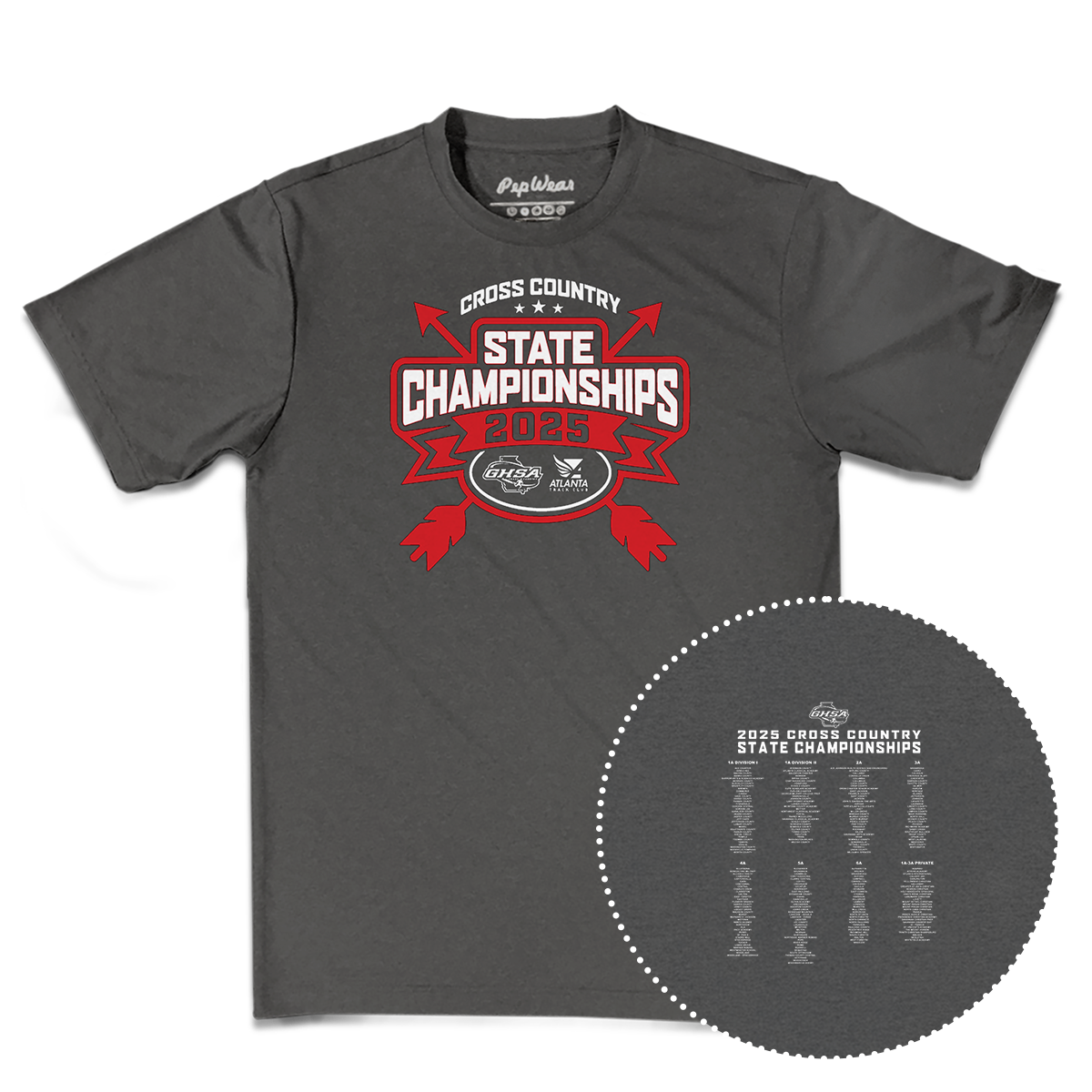 2025 GHSA Cross Country State Championships Performance T-Shirt
