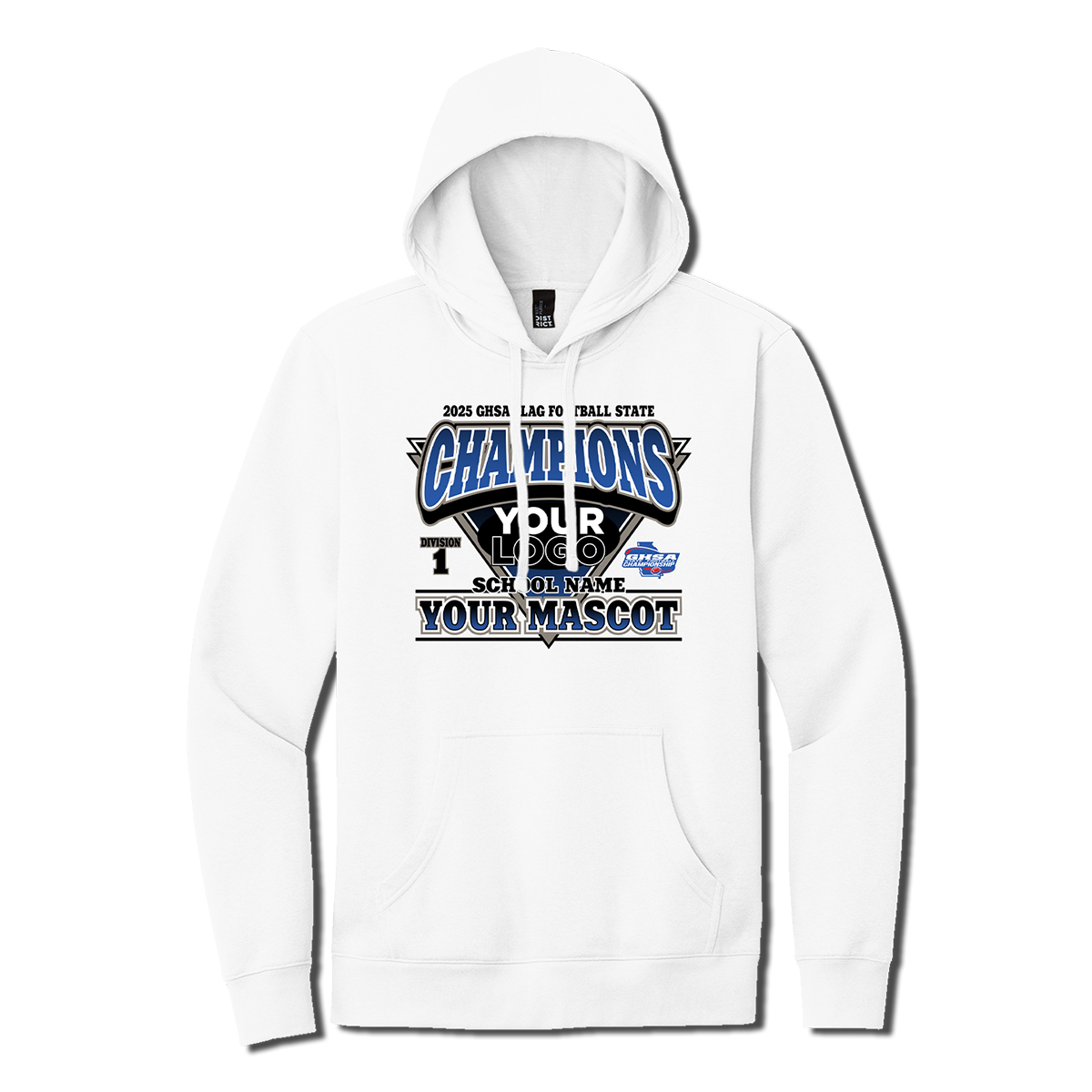 Champion: 2025 GHSA Flag Football Hoodie