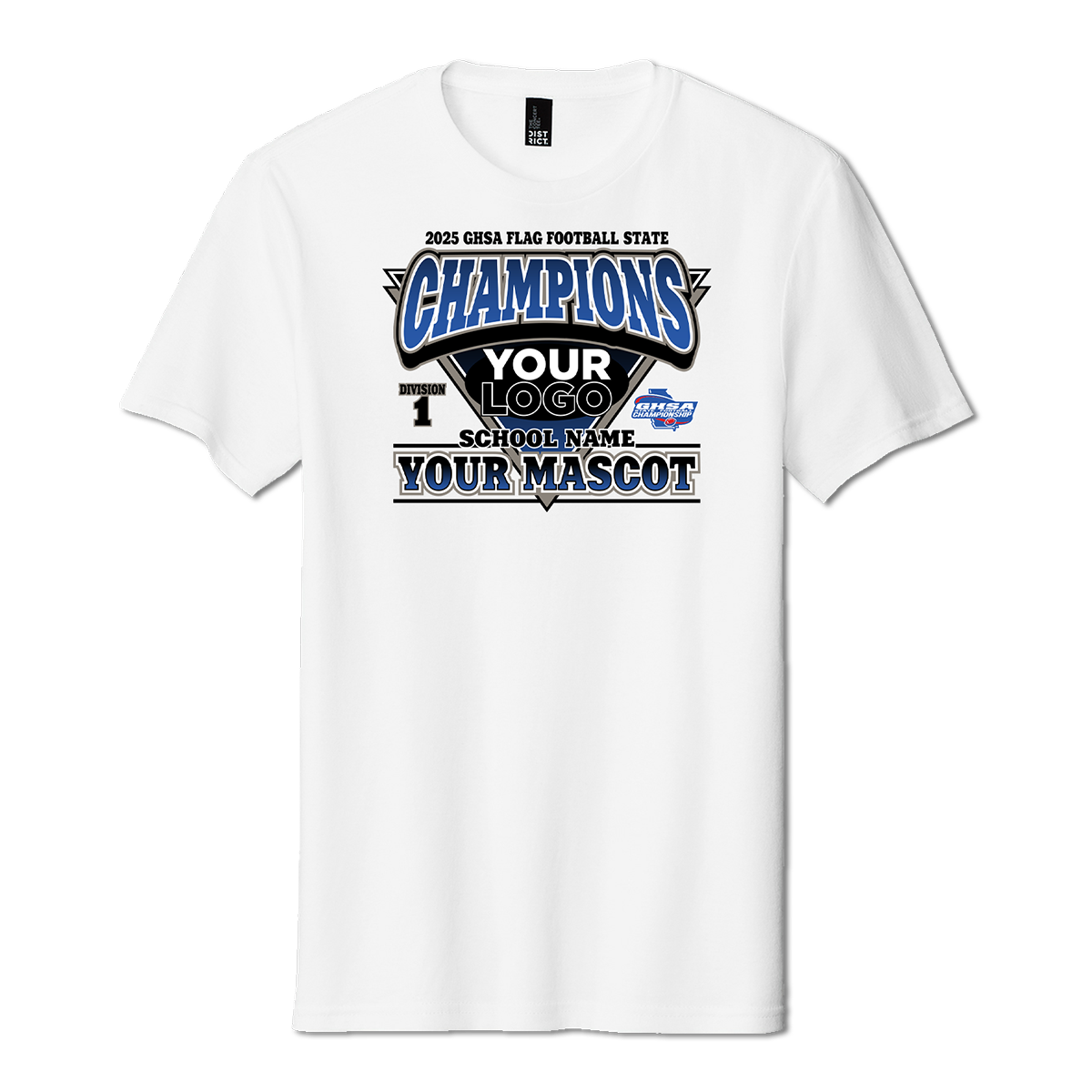 Champion: 2025 GHSA Flag Football T-Shirt