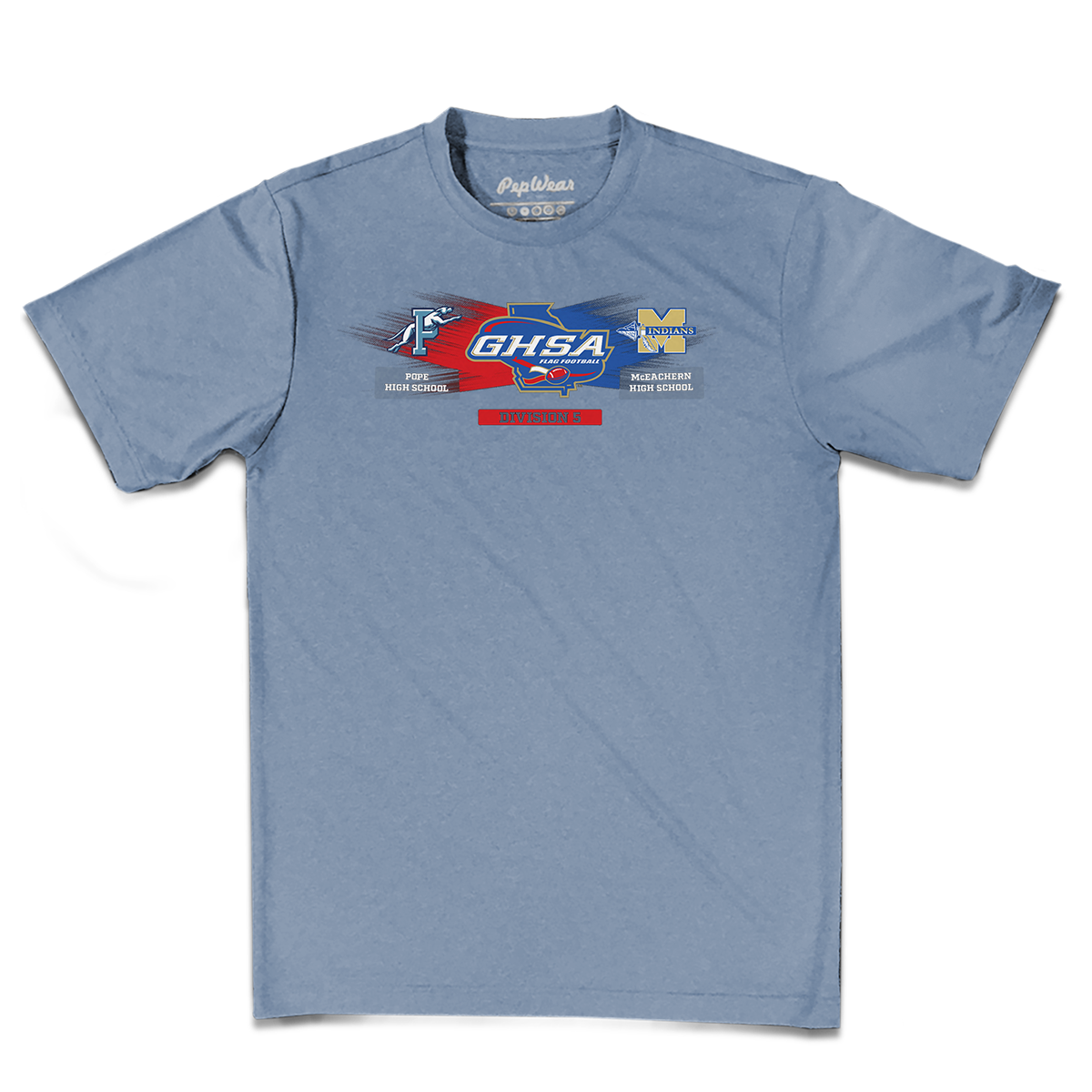 Head to Head: 2025 GHSA Flag Football  Performance T-Shirt