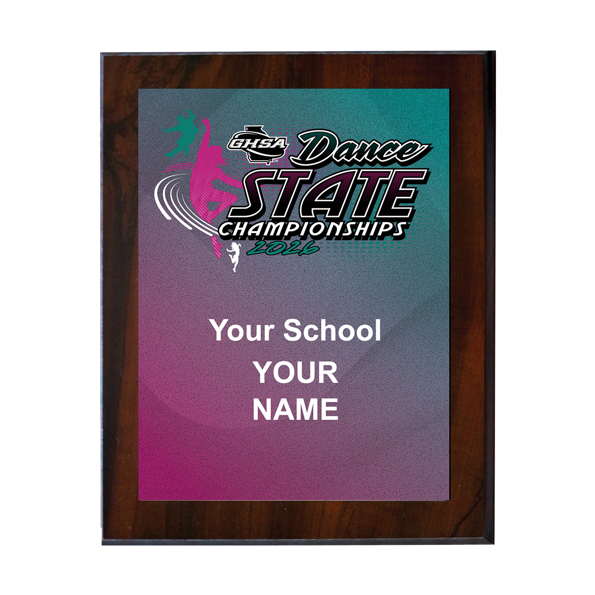 2025 GHSA Dance State Championships 8x10 Plaque