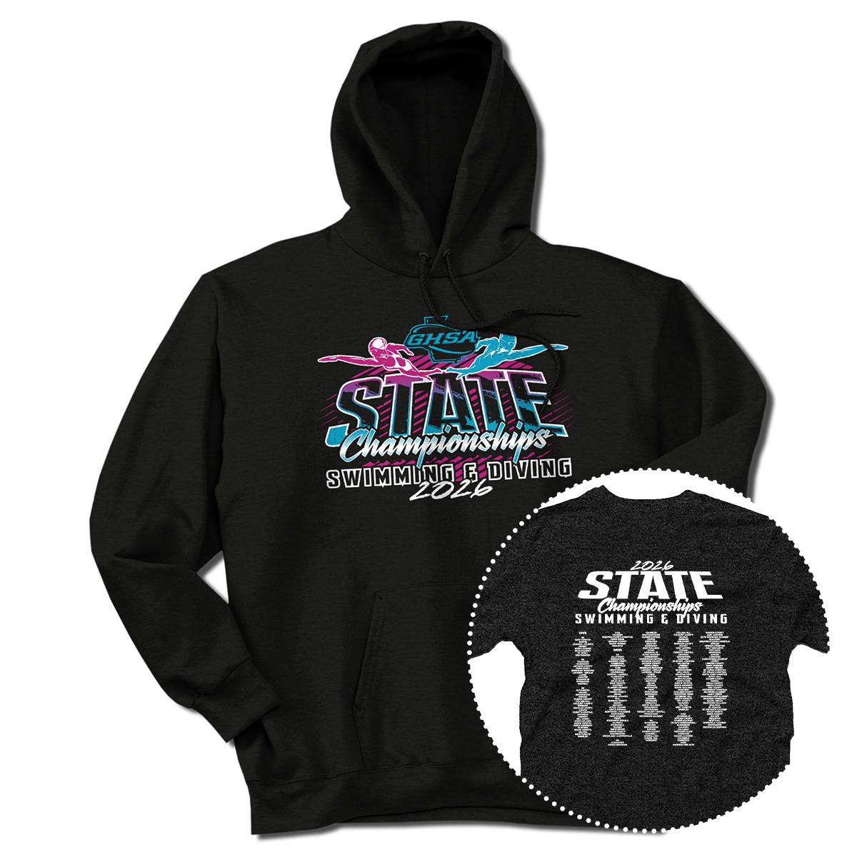 2026 GHSA Diving State Championships Hoodie