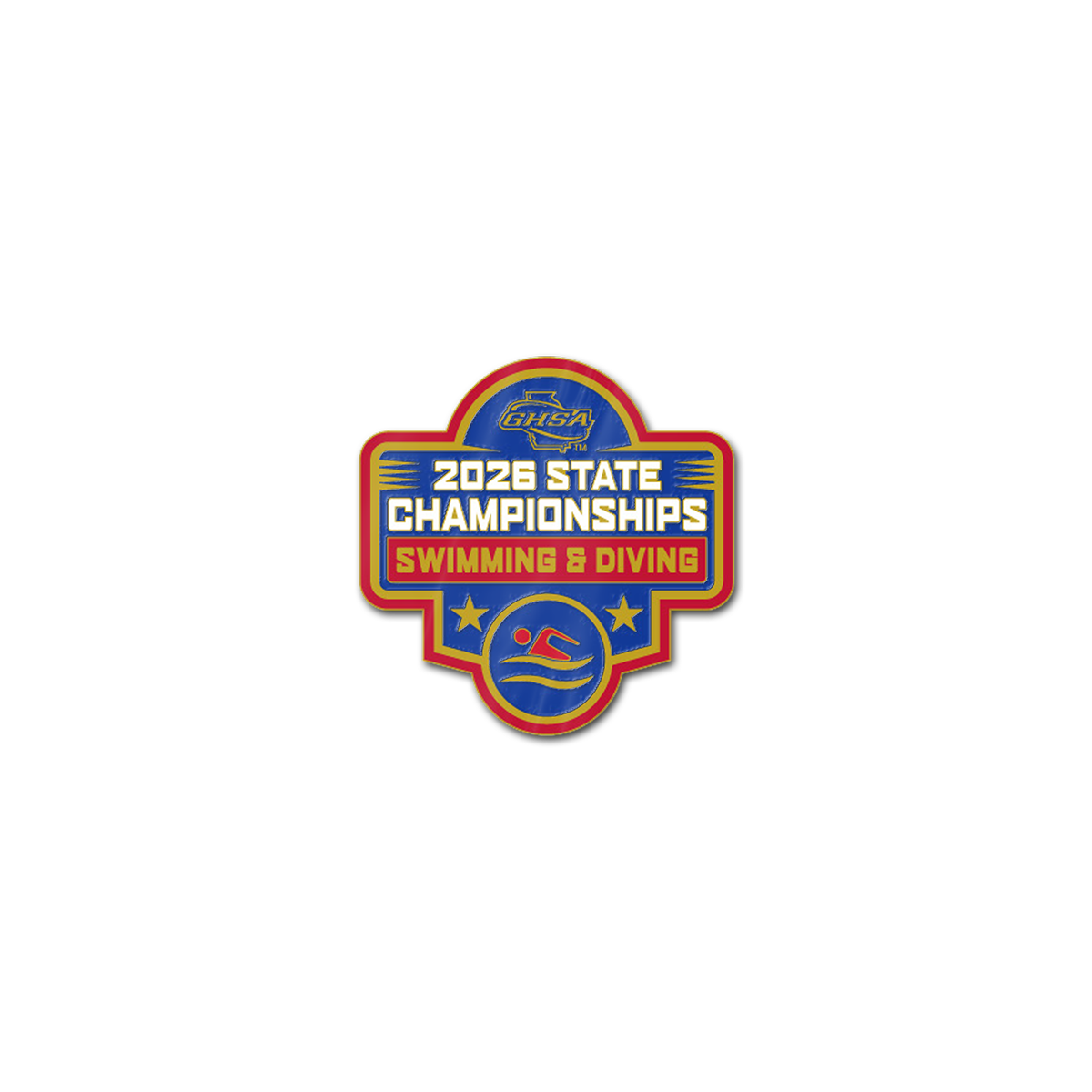 2026 GHSA Diving State Championships Pin
