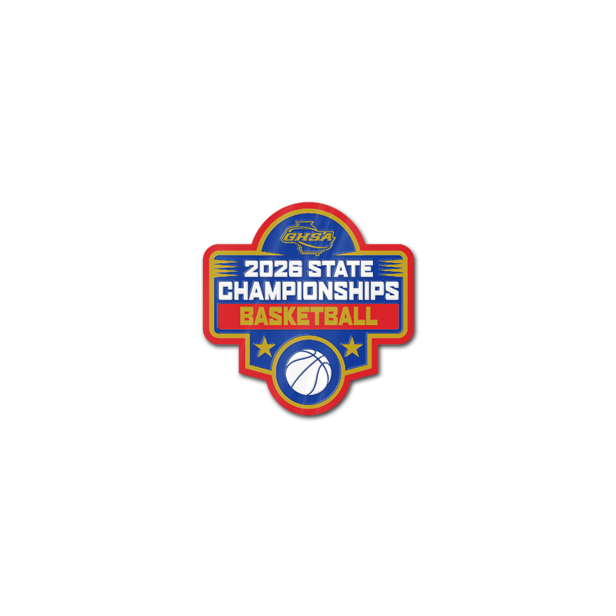 2026 GHSA Basketball State Championships Pin