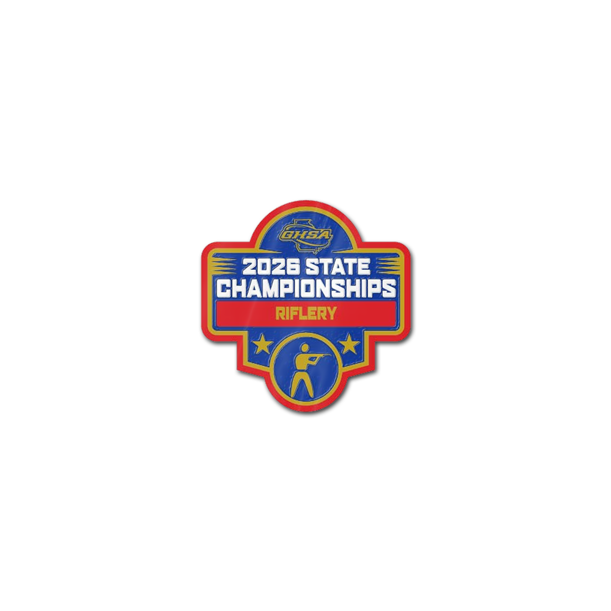 2026 GHSA Riflery State Championships Pin